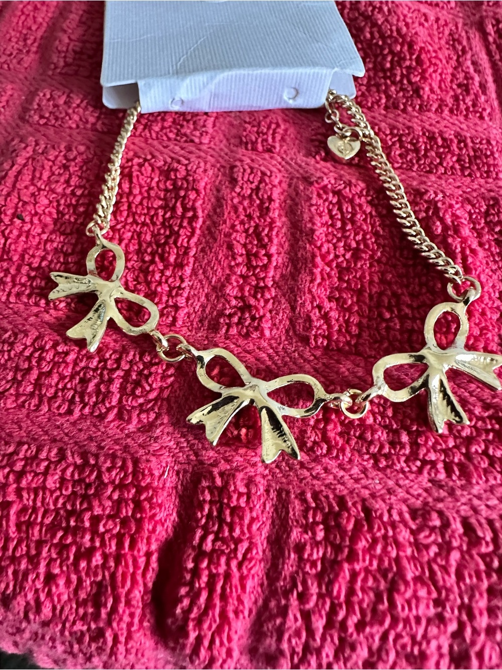 Source Unknown Gold Bow Link Bracelet - Gold
